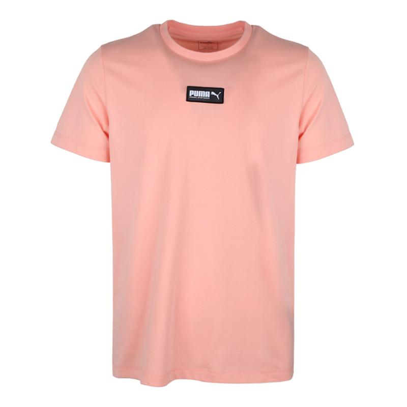 

Puma Basic Comfortable Minimalist Logo Pullover Short Sleeve T-Shirt Men T-Shirts Pink 844632-50 XXL