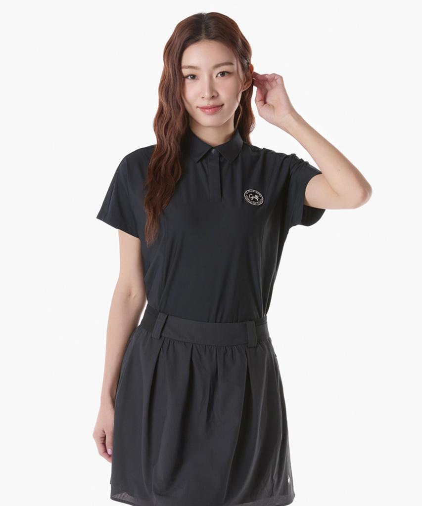 LECOQ GOLF Women'S Hybrid Short Sleeve Collared T-Shirt (Gq222Lts47)