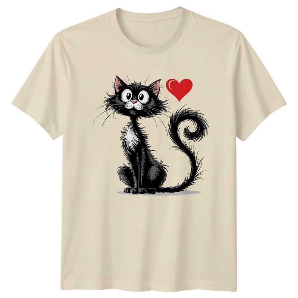 Easily Distracted TShirt Funny Cat Animal Pets Birthday Gift For Him And Her