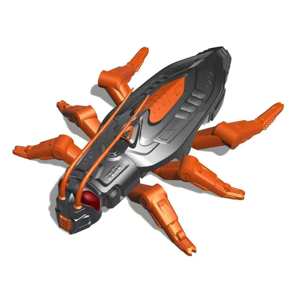 Zabawka Gekon Wspinający się po Ścianie, RC Karaluch Gekon Pełzający ze Światłami LED dla Dzieci Wspinanie się Pełzanie Prezenty Świąteczne Urodzinowe, Zabawka Gekon Wspinający się po Ścianie