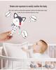 Happy Monkey Black & White Grasping Stick Pacifier Rattle for Newborns - Squeezable BB Stick Hand Rattle for Early Education