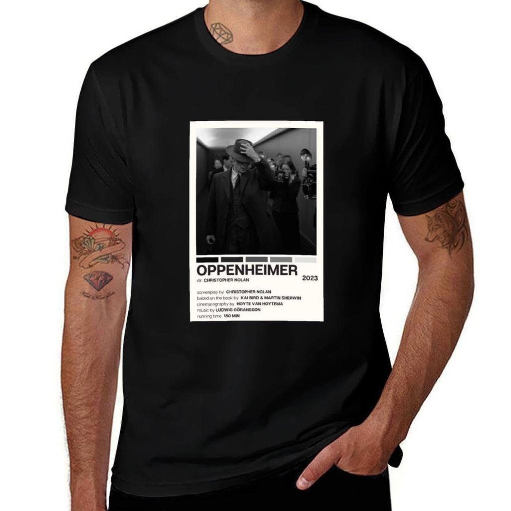 Oppenheimer (2023) Movie Poster Tshirt Summer Sports Quick Dry Tshirt