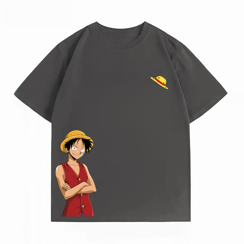 Unisexs Clothing New 100 Cotton Breathable Summer TShirt Bandai One Piece UnisexsTShirt Luffy Print CasualStreetwear UnisexsTShirt