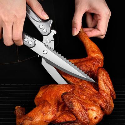 Kitchen Scissors 304 Stainless Steel Multi-functional Cutting Chicken Duck Goose Bone Special Strong Chicken Bone Scissors