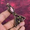 Pink Opal Gemstone Pendant Handmade Fish Jewelry Copper Wire Wrapped Pendant