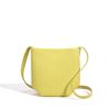New Korean-style Minimalist Phone Bag, Genuine Leather Versatile Shoulder Bag, Mini Crossbody Bag, Small Bucket Minimalist Women's Bag