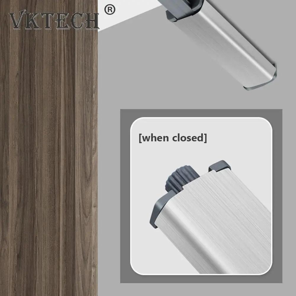 10pcs Door Stopper Cabinet Catches Stainless Steel Push To Open Touch Damper Buffers Soft Quiet Closer Magnetic Hardware Drawers