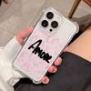 Amore-love Italian Romantic Aesthetics Phone Case For iPhone 16e 16 15 14 13 12 11 Mini Pro Max X XR XSMax 7 8 Plus Clear Cover