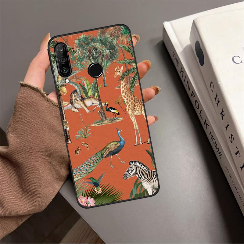 Giraffe Art For Huawei P40 P20 P30 Lite P60 Pro Nova 12i 12s 11i 10 9 SE 5T Y91 Y90 Y60 Y70 Y72 Y61 Case