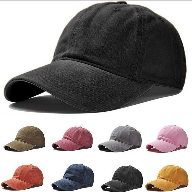 Retro and old washed baseball cap Men's trendy brand hat Women's spring and summer face small light board cap