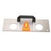 Level Ruler Clear Scale Stainless Steel Scribing Meter Tool with Bubble Level for Positioning