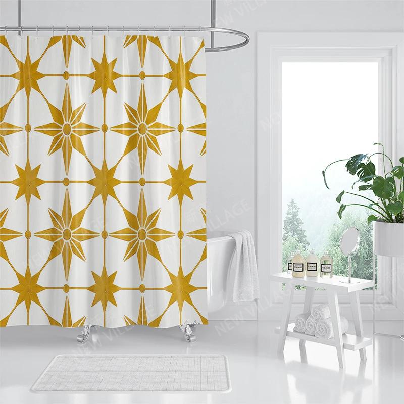 Waterproof Fabric Shower Curtains Bathroom Curtain Accessories Bath Curtain for Shower 180x200cm 240*200 Anime Boho Decoration