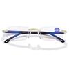 Frameless Edge Cutting Blue Light Presbyopia Glasses with Intelligent Zoom High-definition Presbyopia Glasses for