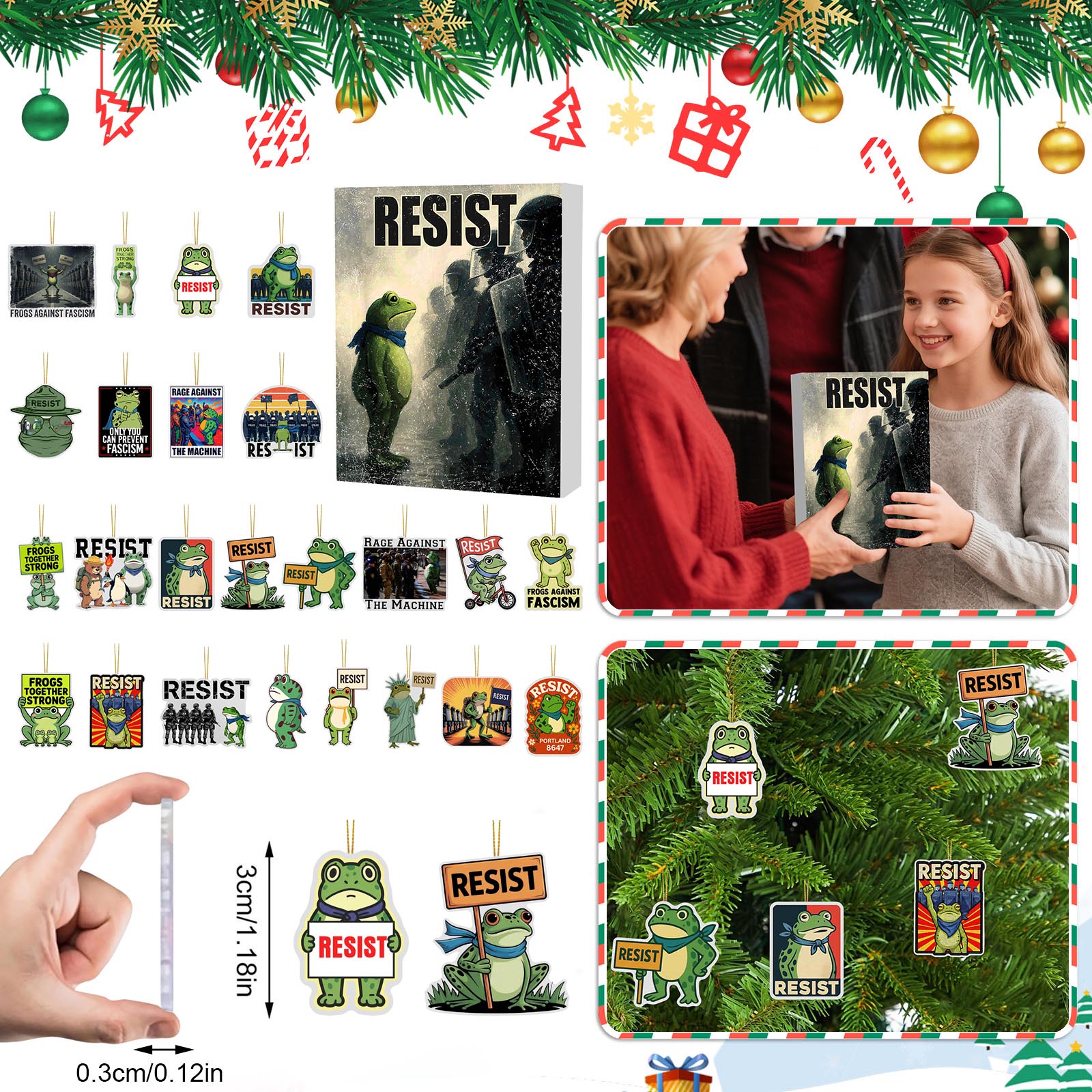 

Адвент-календарь содержит 24 подарка, милые фигурки кукольный адвент-календарь, календарь обратного отсчета с игрушками-сюрпризами, коллекционные фигурки в подарок для детей One Size