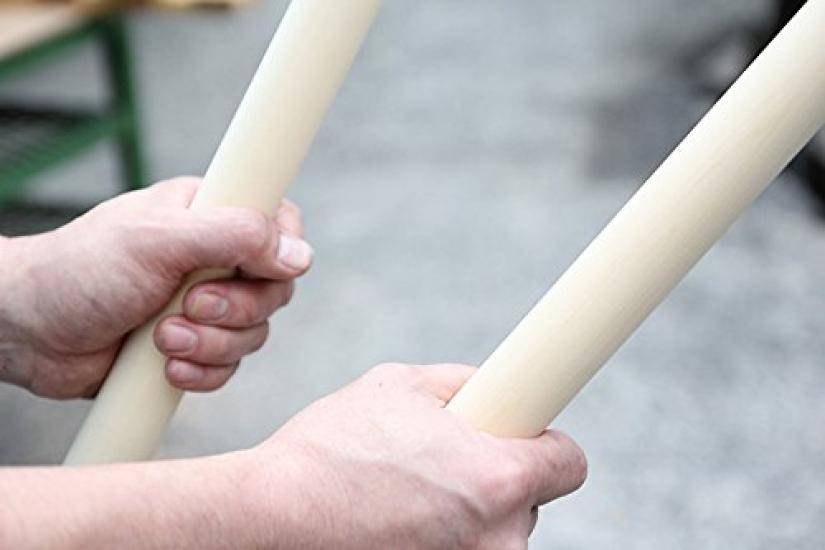 In Handmade by Wooden Drum Drumsticks Drumsticks Hiba of 30mm X Length [Made Japan, Craftsmen] / 20-30mm / (set 2) (diameter 520mm)