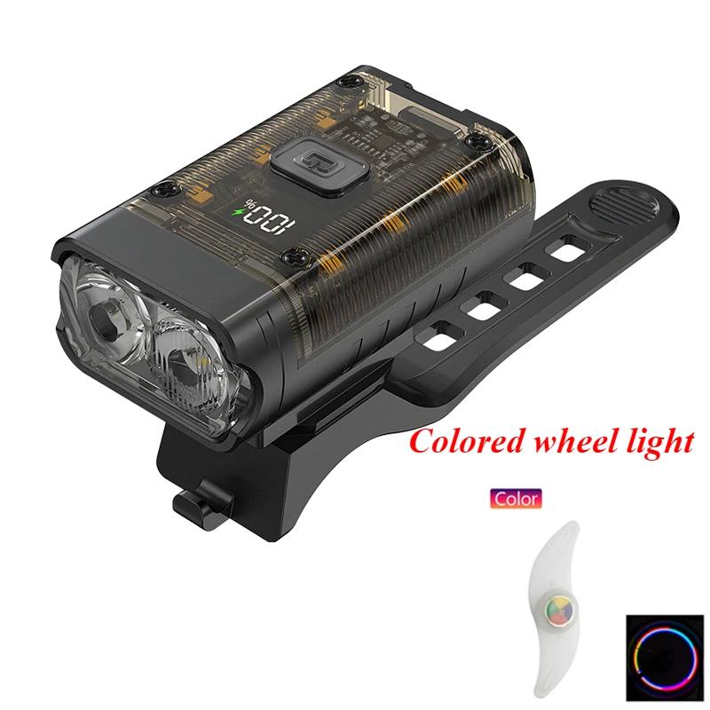 Sykkellys T6 LED Front USB Oppladbar MTB terrengsykkellampe 1000LM Sykkellykt Lommelykt Sykkelscooterhale