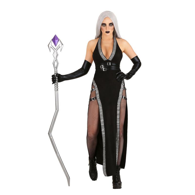Witch Halloween Costume Cosplay Magic Sorceress Party Role Play Fashion Clothing
