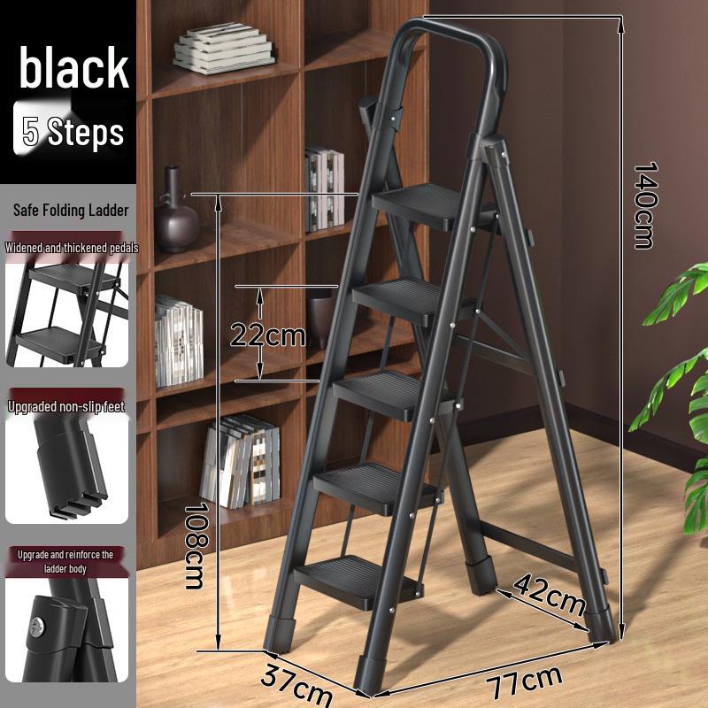 Multifunctional Telescopic Folding A-Frame Ladder – Portable, Lightweight & Indoor Use