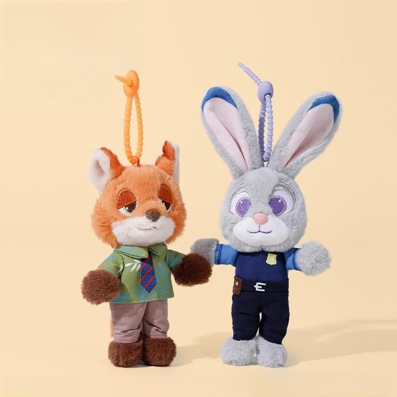 Zootopia Nick Judy Plush Toy With Short Pile Fabric For Kids Gift