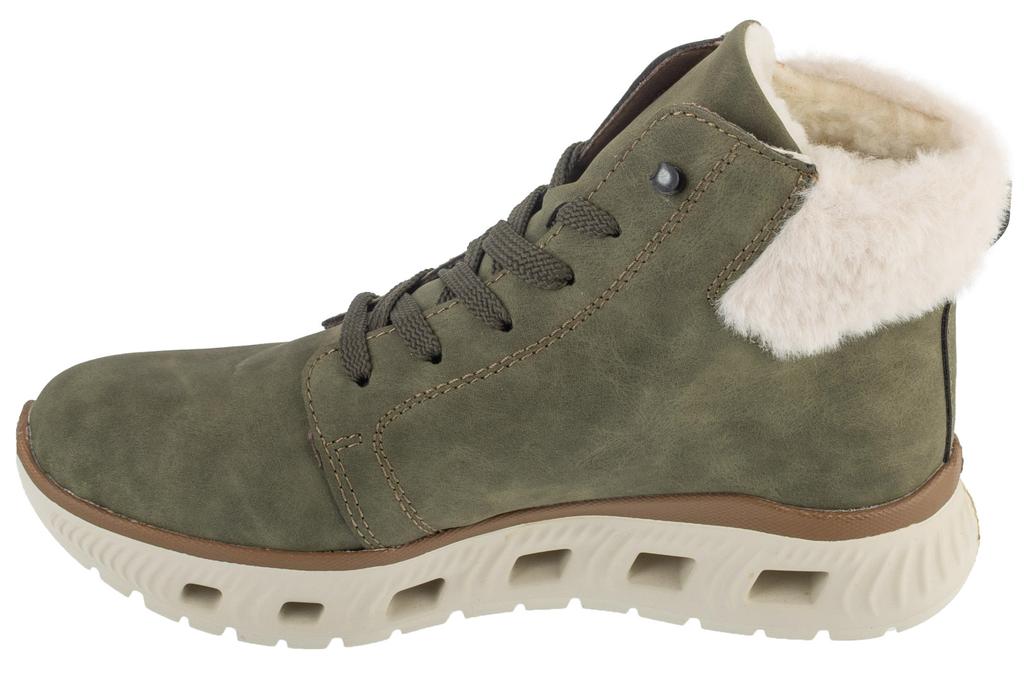 Rieker Sneakers, Womens green Winter boots