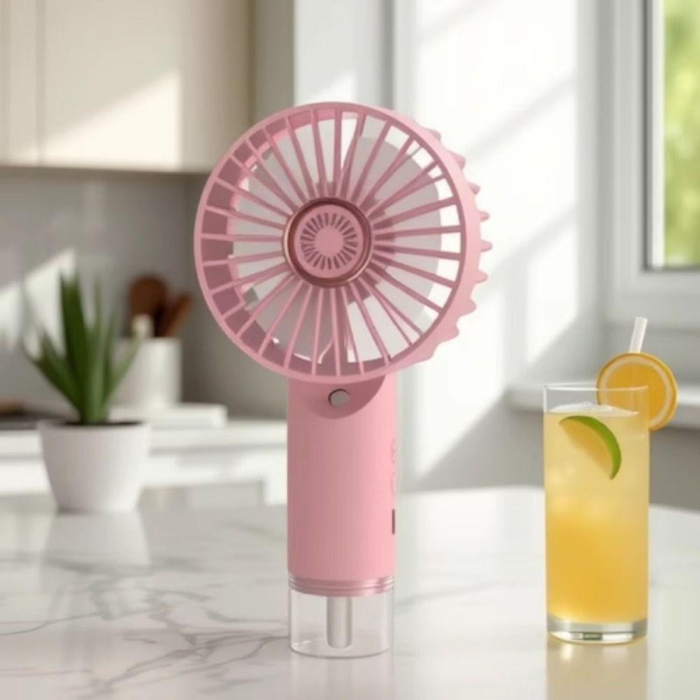 Portable Mini Misting Fan Strong Wind Water Spray Mist Fan Handheld Misting Fan  Daily Use