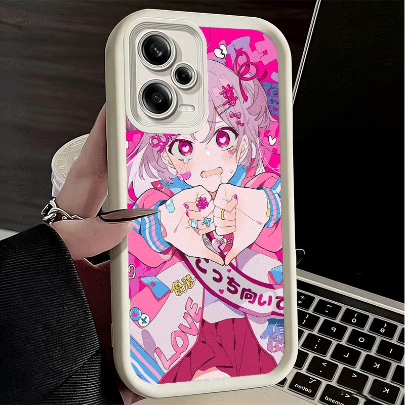 Phone Case for Xiaomi Redmi Note 15 14 13 Pro Plus Anime Kwaii Girl Ins Style Shell 12S 11 11S 11T 5G 14S Soft Silicone Funda