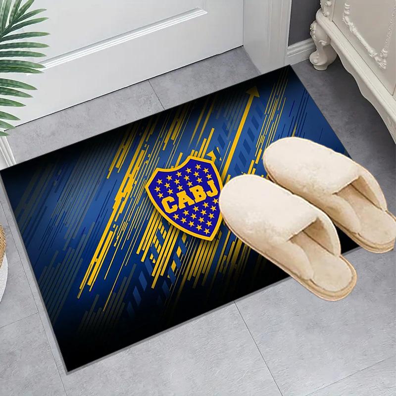 1PC Boca Juniors Crest Design Rug Game Carpet, Floor Mat for Bedroom Living Room Entryway Rug, Home Decor Idea Gift for Christmas birthday