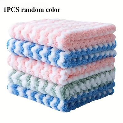 1-20PCS Ultra Soft Ultra-fine Fiber Dishcloth High Water Absorption and Machine Washable Towels Multi-purpose Kitchen Cleaning Products