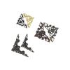 Antique Zinc Alloy Gold-Plated Corner Protectors for Wooden/Wine Boxes