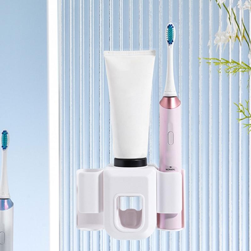 Wall Mount Electric Toothbrush Holder Hanging Toothbrush Stand Accessory for Dormitory Bathroom Showering Shelf