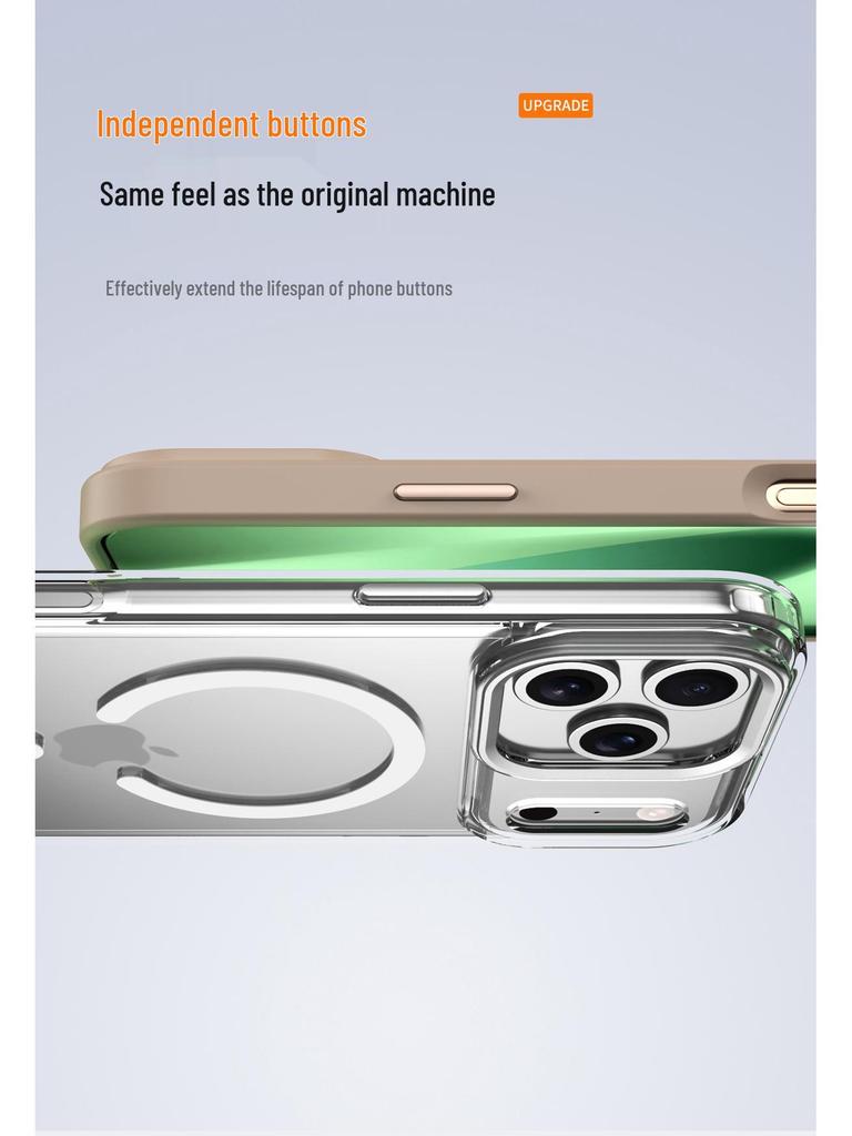 iPhone 17 Pro Max High-End Protective Magnetic Case with Apple 16 Skin-Feel