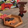 Wooden Puzzles Toys Jigsaw Board Geometric Shape Child Educational Toy
