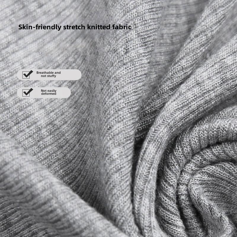 Summer Cotton Color Block T Shirts Women‘s Simple O-neck Short-sleeve T-shirt Casual Slim Elastic Skinny Y2k Tops Women Clothes