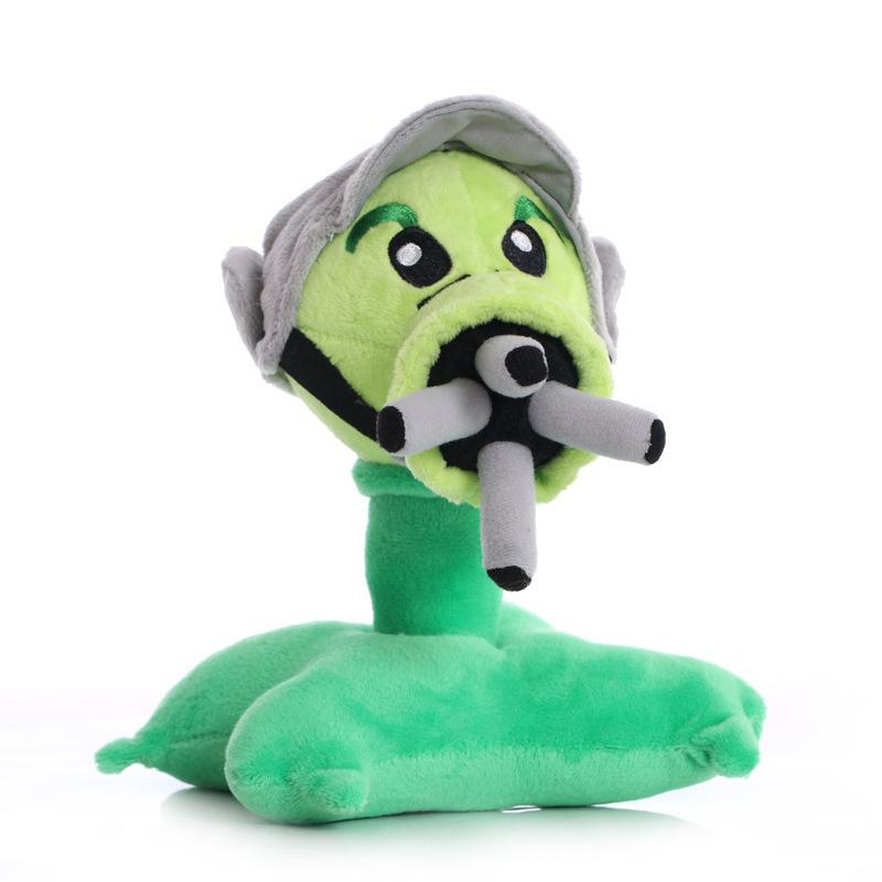 Non-Toxic New Plants Vs Zombies Plush Stuffed Toys Starfruit Split Pea Threepeater Laser Bean Imp Zombie Cartoon Game Cute Doll Kids Gifts