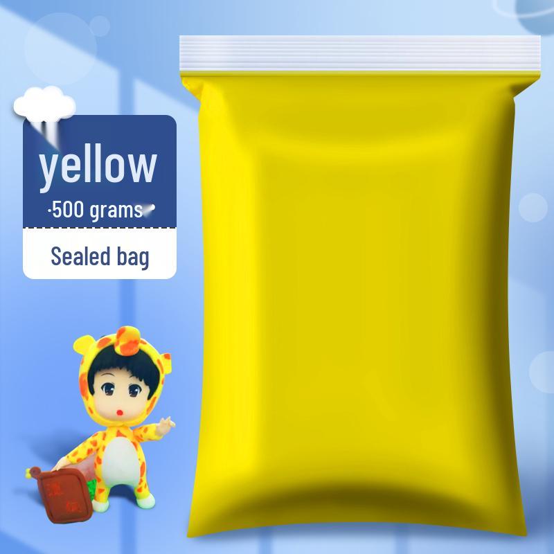 Children's Green Clay Bubble Pack - Single Color Refill with Black Plasticine for Kindergarten