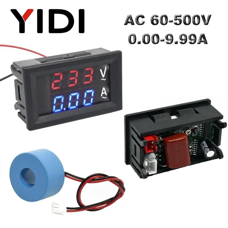 

0.56 Digital LCD Voltmeter Ammeter AC 60-500V 10A 50A 220V Voltage Current Meter Tester Detector Current Transformer