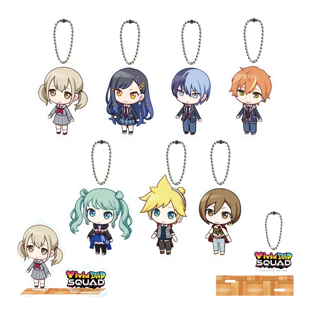Project Sekai Colorful Hatsune Miku Acrylic Keychain with Vivid BAD Fuuya Aoyagi [SEGA Plaza] Stage! feat. Stand, SQUAD,