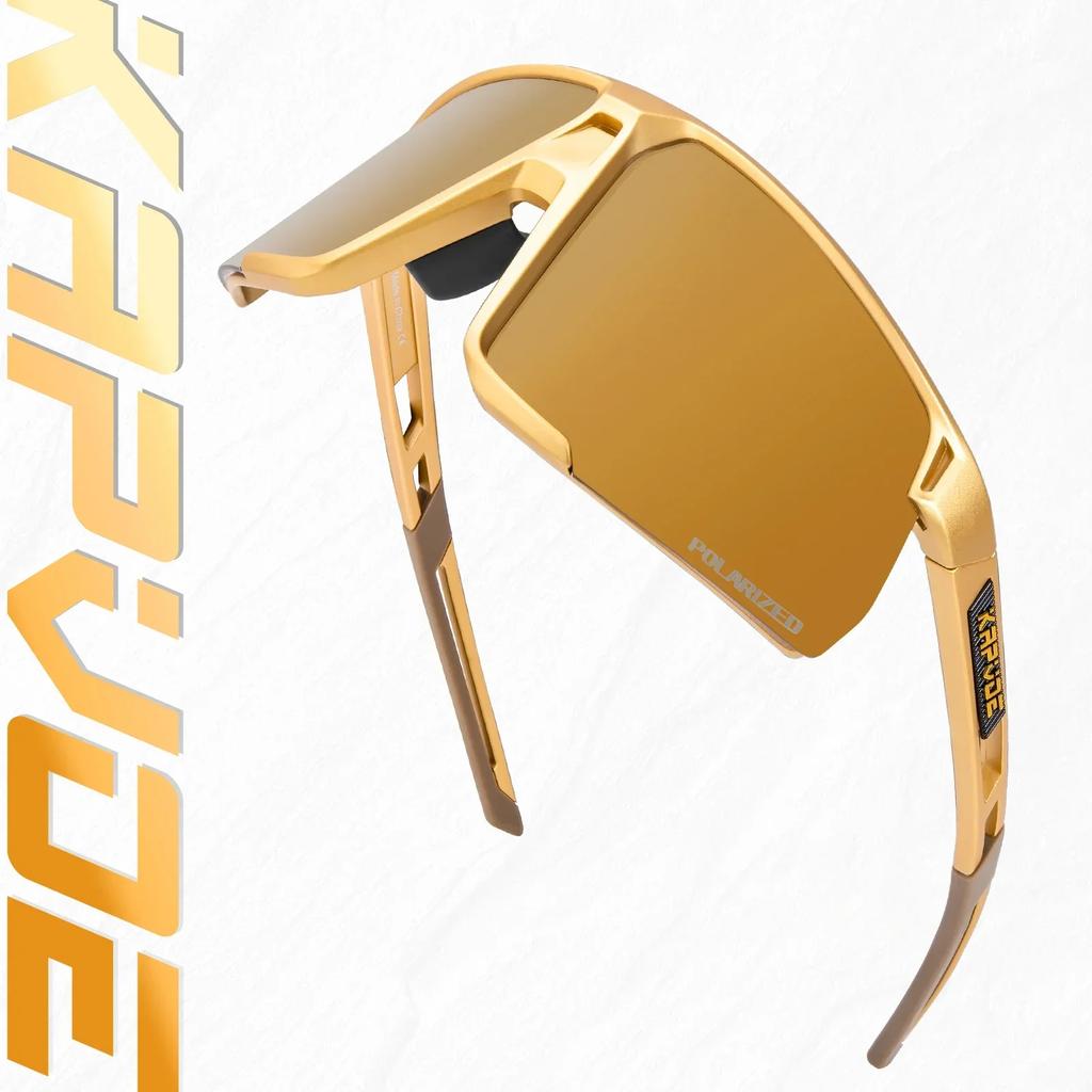 Kapvoe Cycling Polarized Sunglasses for Men Women Luxury Glasses Driving Cycling Golf Bike Glasses Fashion Shades Hiking Eyewear