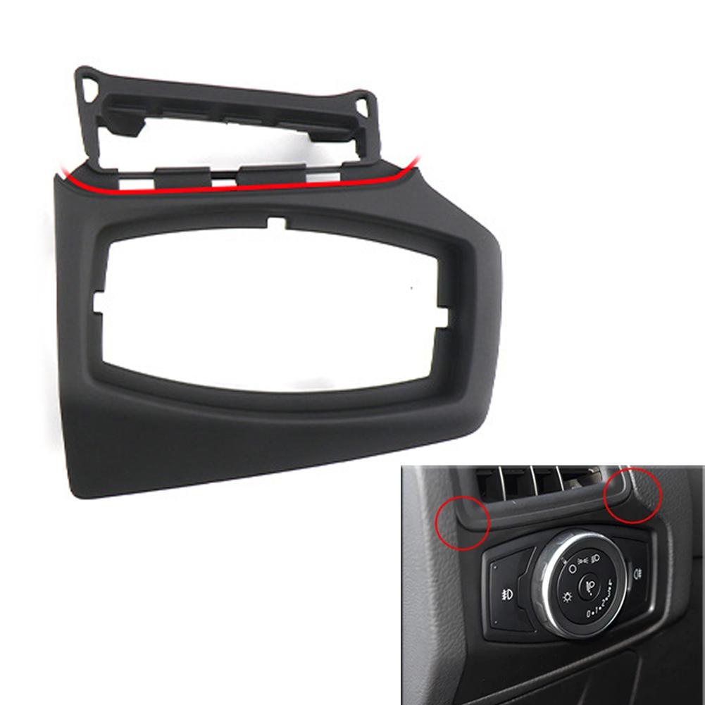 Car Headlight Switch Trim Frame Low Level Configuration For Ford Focus 2012-2018 Front Dashboard Lamp Switch Cover Trim