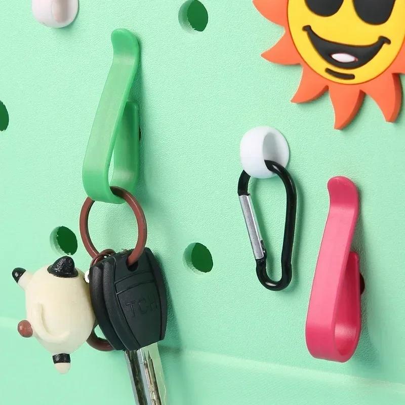 Bogg Bag Silicone Phone Holder Eva Storage Basket Inserts Hook Set Small Key Chain Clip Storage Accessories Beach Bag Organizer