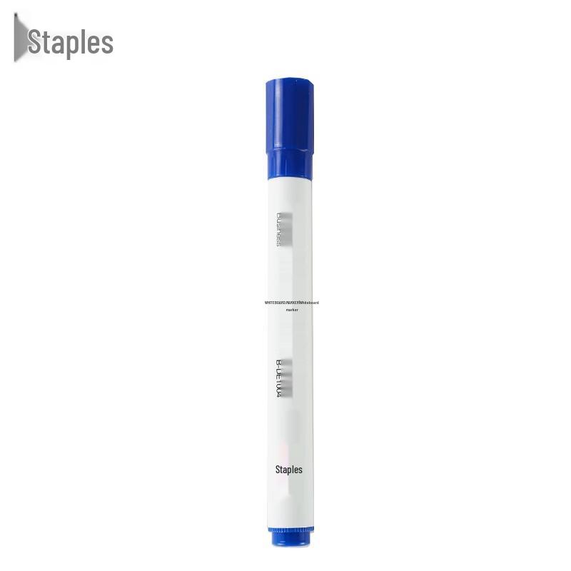 Staples B-DE1004 Blue Round Tip Whiteboard Marker
