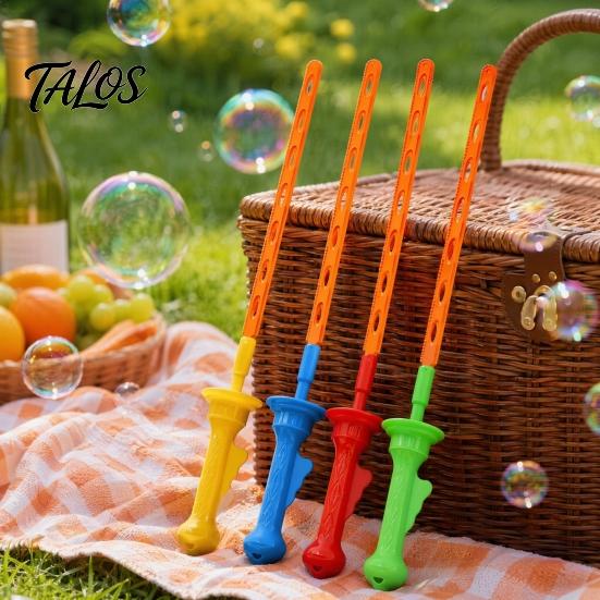 Bubble Wand Outdoor Giant Wand, Foam Maker for Kids, Transformable Triangle Toy Beach Backyard Party, Summer Game Gift Toddlers