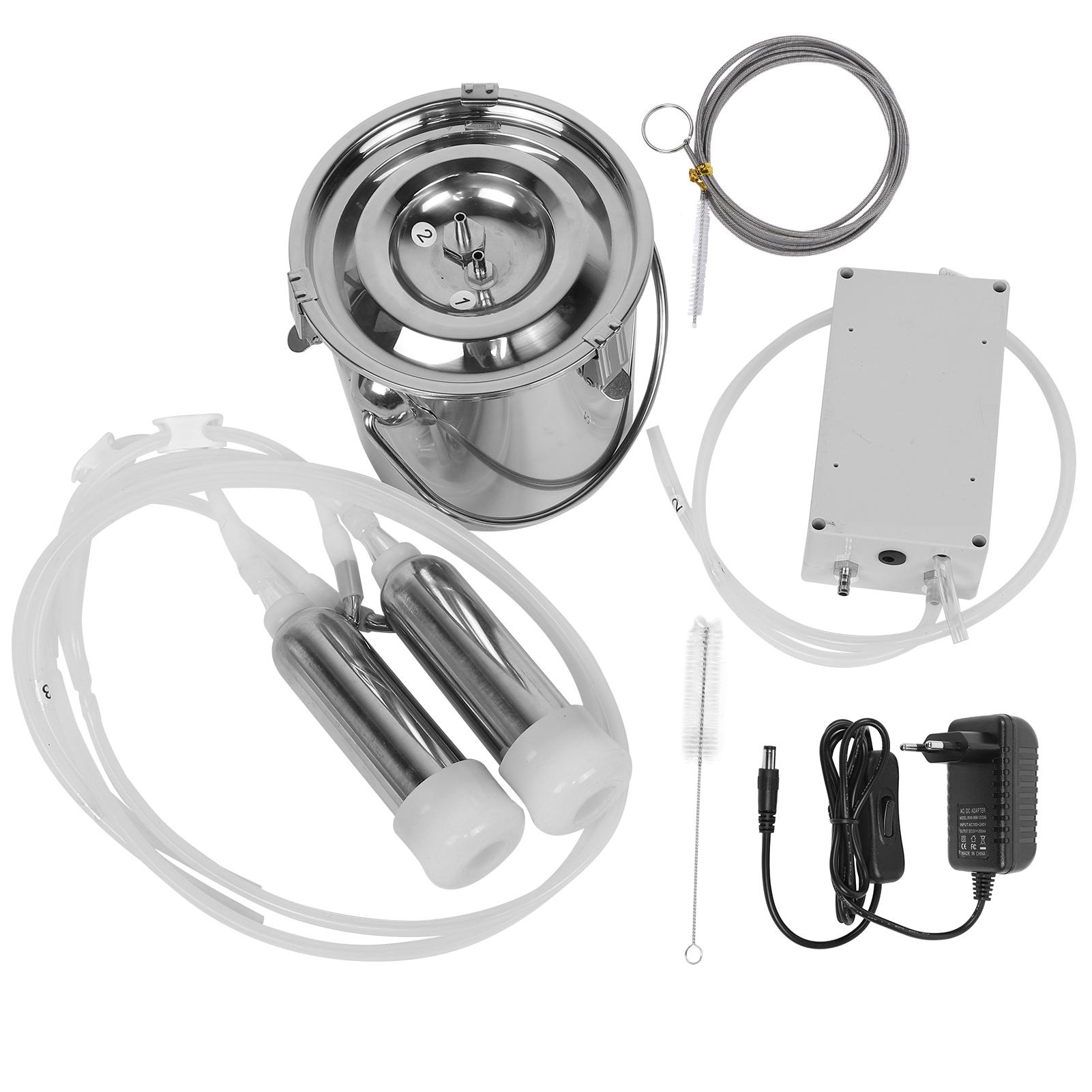 

Електричний доїльний апарат 3 л. Портативний імпульсний доїльний апарат для корів Машина 100Вилка 240VAU