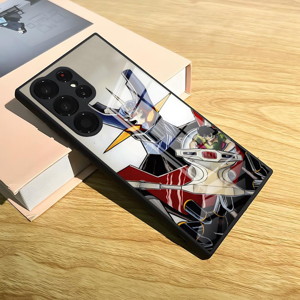 UFO Robot Goldorak Phone Case For S25 Ultra Samsung S24 Fe S22 S20 S23 21 Plus A54 A34 A53 A16 Glass Cover