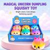 Jumbo Unicornio Pan Bao Juguete Squishy Subida Lenta Apretar Fidget Sensorial Alivio del Estrés Simulación Comida Falsa Gadget para Escritorio de Oficina