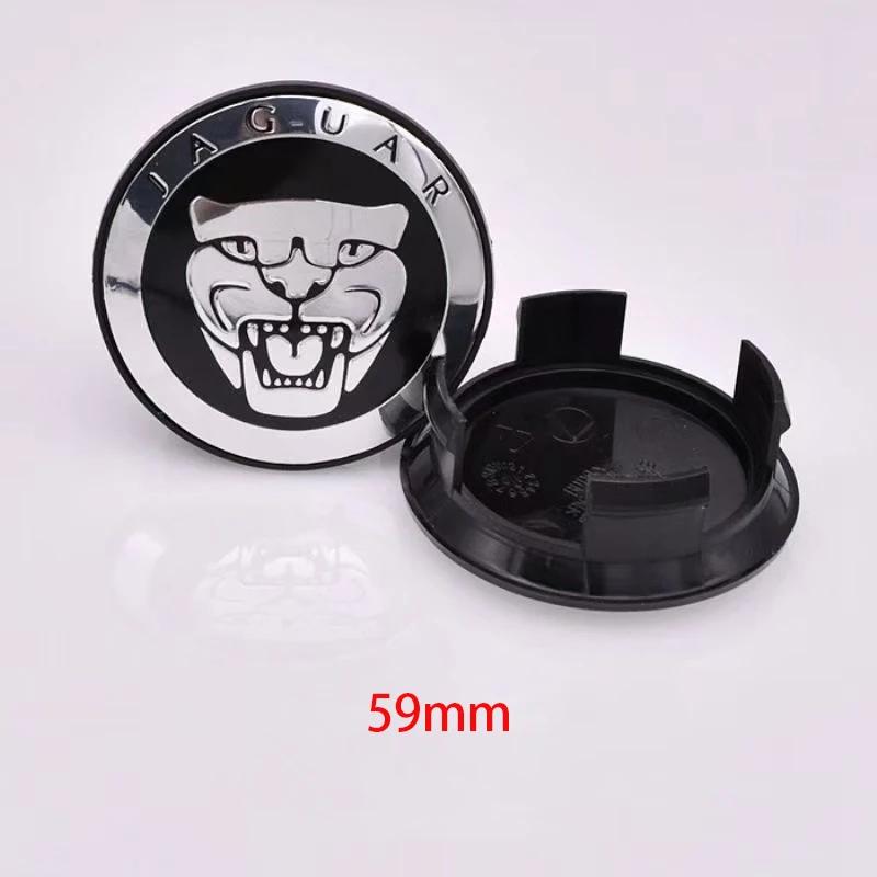 new 4Pcs Car Emblem Wheel Center Hub Cap Accessories Jaguar X S F XF XE XJ XK XEL XFL XJL XJ6 XJS XKR XFR F-Type F-Pace E-Pace