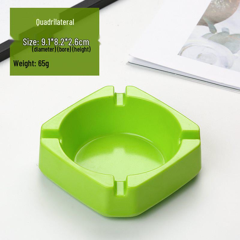 Colorful Drop-Resistant Melamine Ashtray for Hotels, Cafes, Homes, and Bars