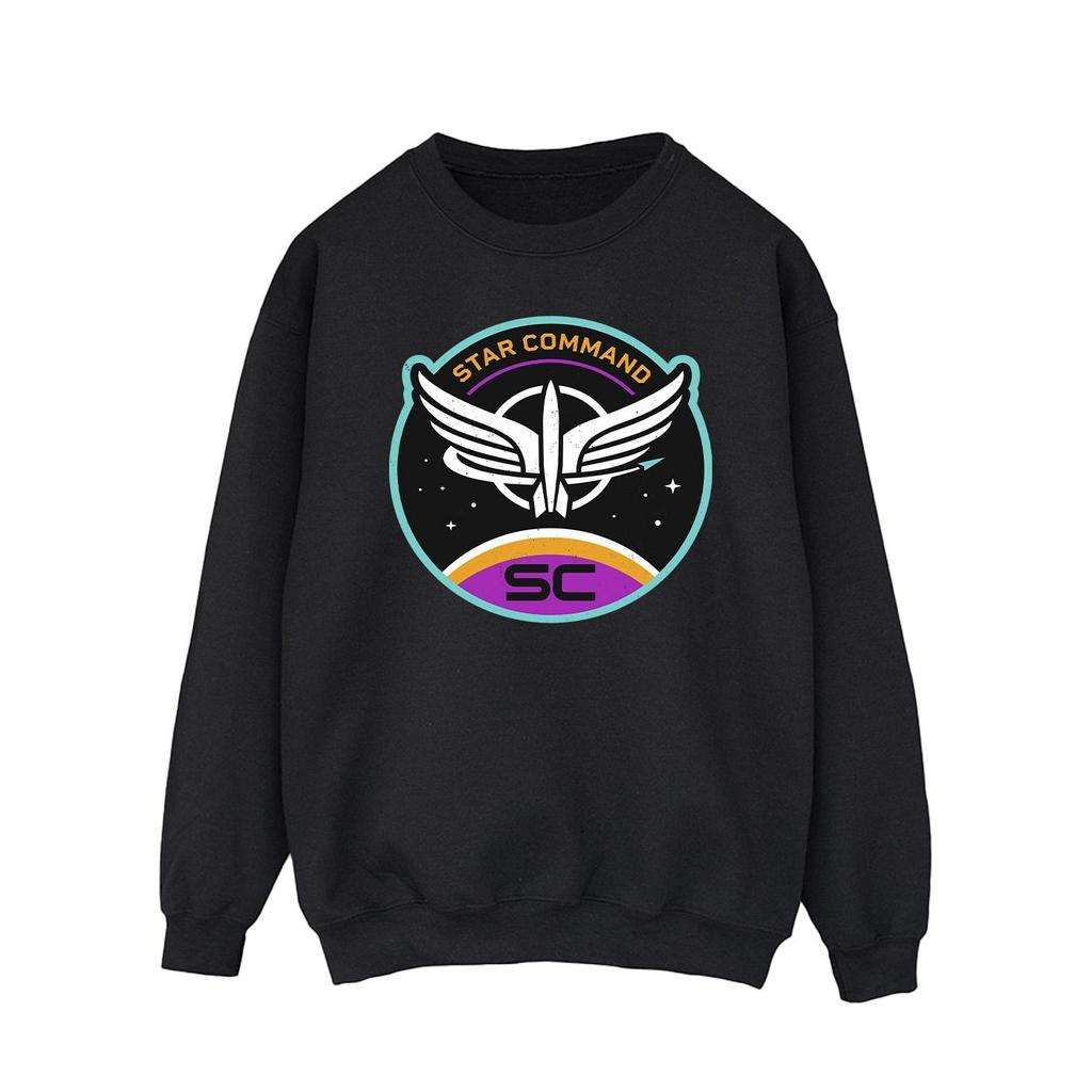Disney Mens Lightyear Star Command Circle Sweatshirt