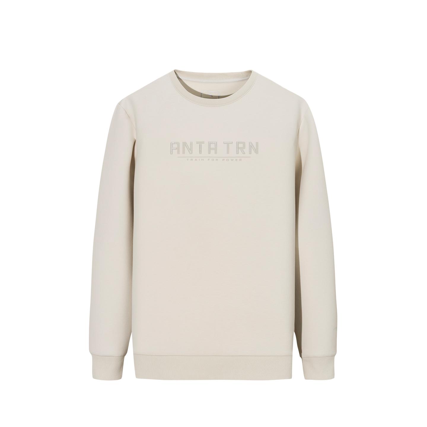 Anta Training Pullover Spring 2026 Sweatshirt Men sweatshirt Mountain-Sail-Gray 152617706-1 XS