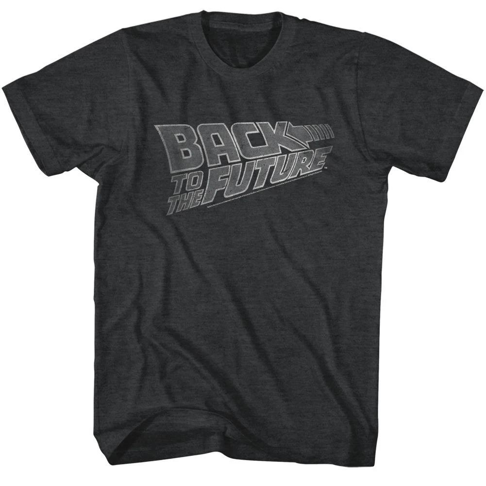 Back To The Future Logo Wht Movie Shirt 110